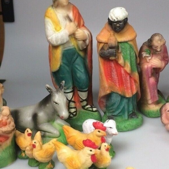 Nativity Scene Christmas display Mary baby Bartolini Hijo Taller - Picture 5 of 13